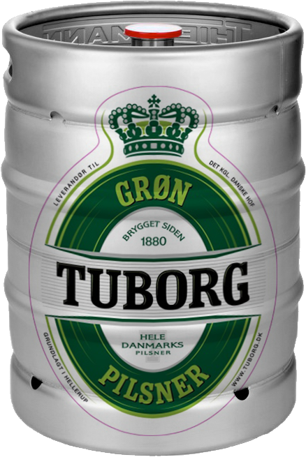 Tuborg Pilsner - 25 l. fustage, 4,6%